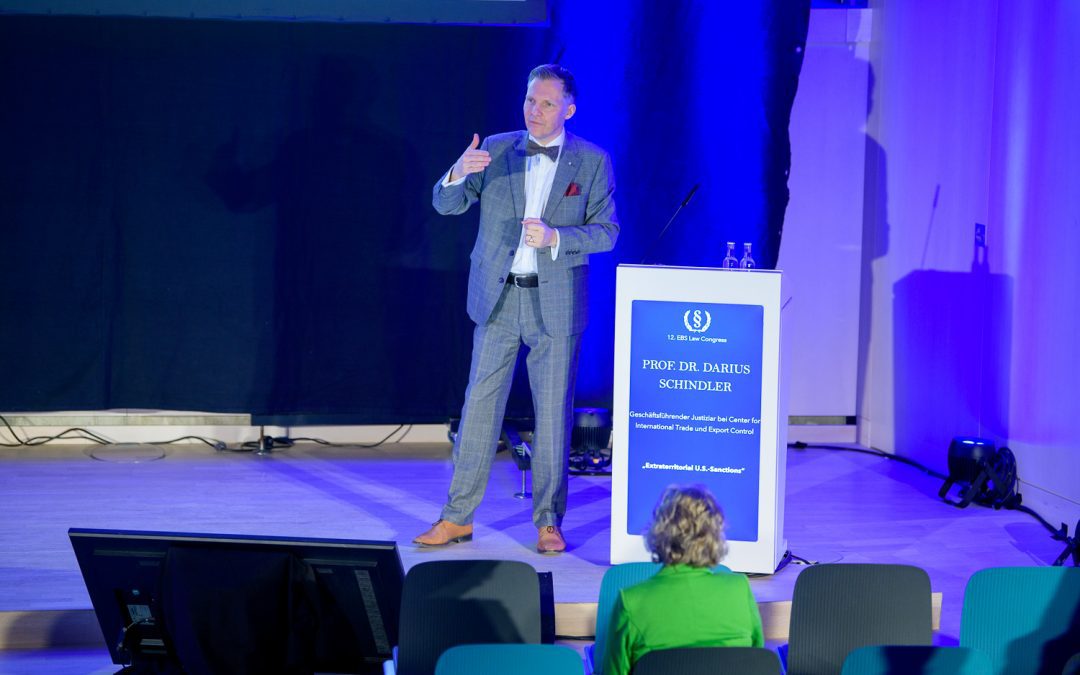 Prof. Schindler auf dem 12. EBS Law-Congress
